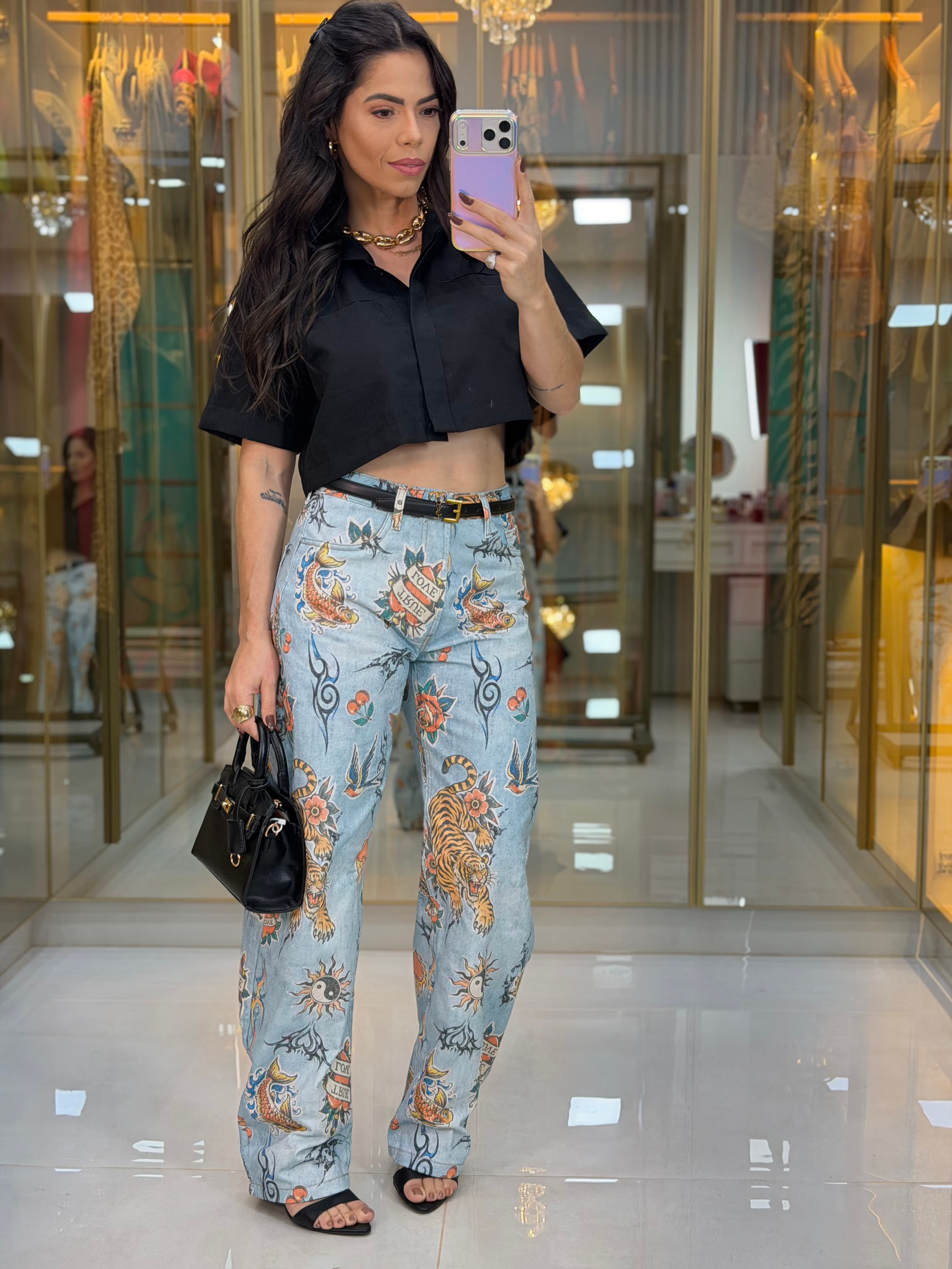 CALÇA TATUAGEM